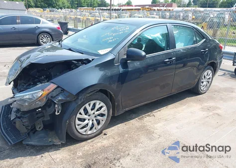 2017 Toyota Corolla Le from USA, damaged, VIN 5YFBURHE8HP651878